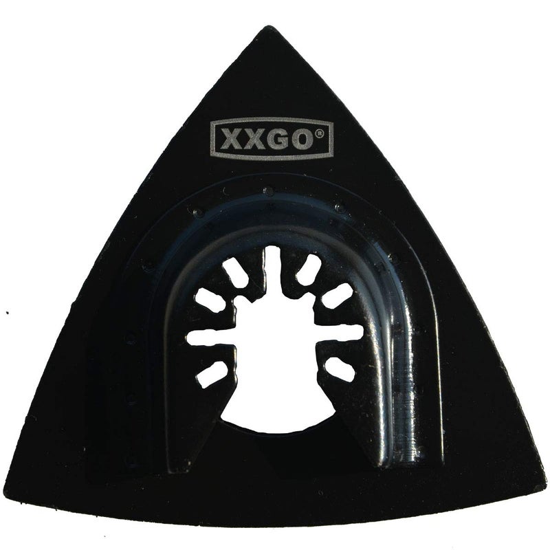 XXGO 4 Pcs 3.5 Inch 90mm Triangular Hook & Loop Oscillating Multi Tool Sanding Pads No.XG9004 - Image 4
